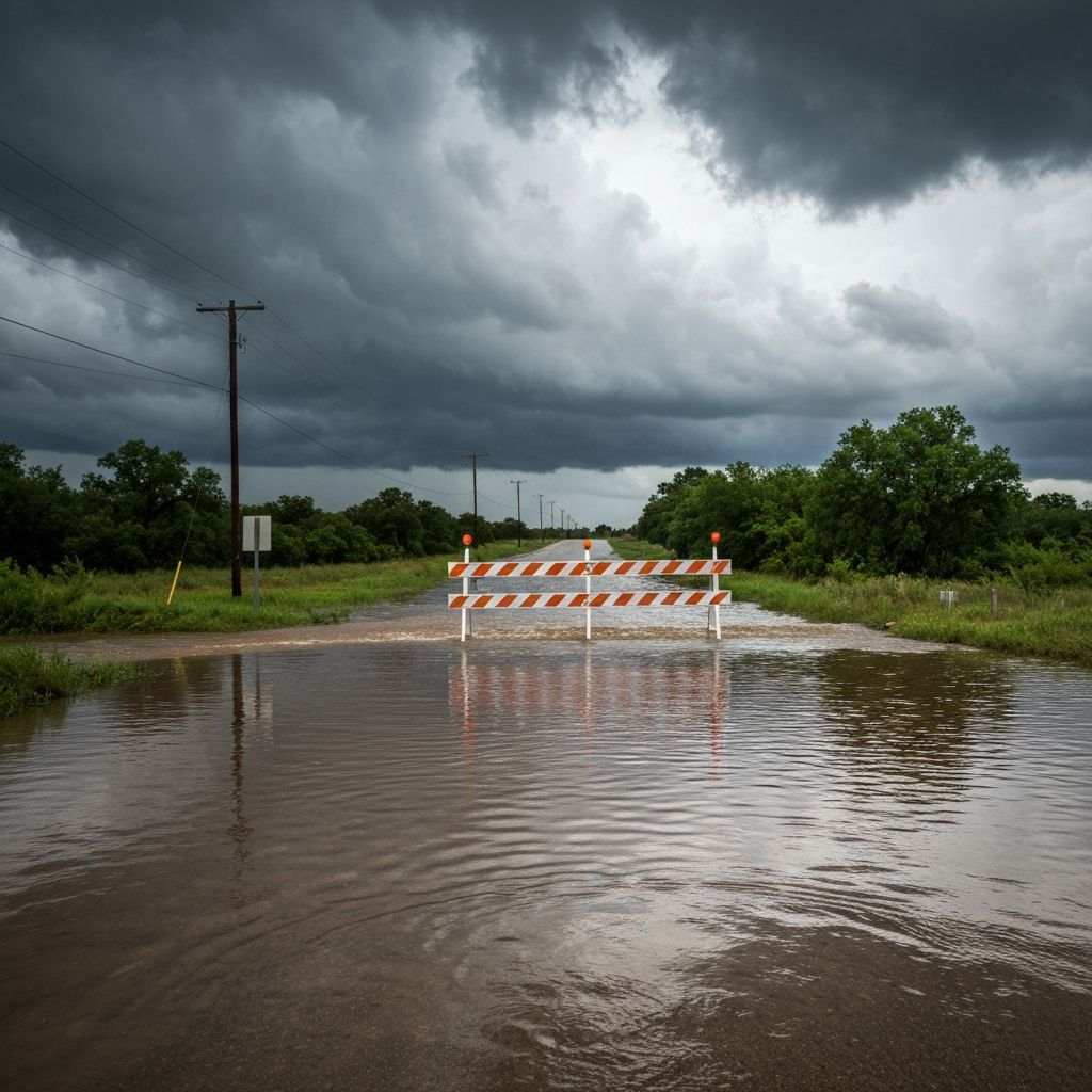 Flood monitoring at a low-water crossing